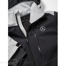 Mercedes Softshell jacket Selenite Grey / Black Mercedes-Benz B66958696 - men