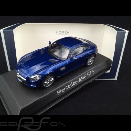 Mercedes-AMG GT S 2015 blue 1/43 Norev 351348