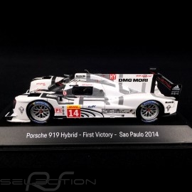 Porsche 919 Hybrid n° 14 Sieger 6h Sao Paulo 2015 1/43 Spark MAP02099415