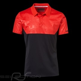 Porsche Design Polo shirt Performance Red / Black Porsche Design Colourblock Polo - men