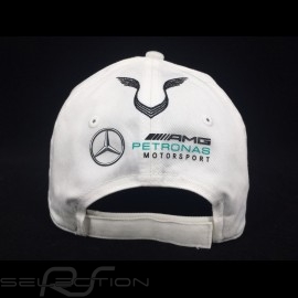 MERCEDES Cap AMG PETRONAS MOTORSPORT Lewis Hamilton white
