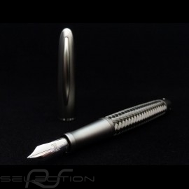 Porsche Design Tec Flex Edelstahl Füllfederhalter P3110