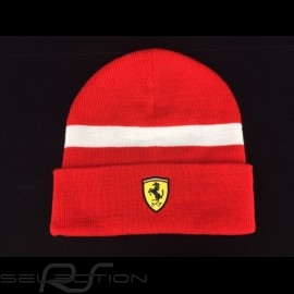 Ferrari beanie red / white stripe
