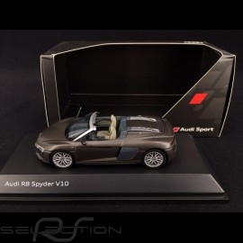 Audi R8 Spyder V10 2016 Argus brown 1/43 Herpa 5011618533
