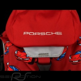 Porsche Rucksack für Kinder leicht und widerstandsfähig Schwarz / rot / grau Porsche WAP0401030LKID