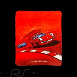 Porsche blanket for Kids light, soft and resistant Red Porsche WAP0401000LKID