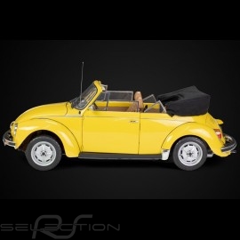 Kit VW Volkswagen Beetle 1303 cabriolet 1976 made of metal sunny yellow 1/8