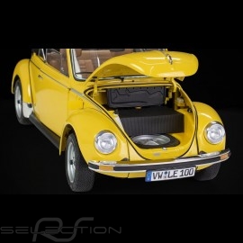 Kit VW Volkswagen Beetle 1303 cabriolet 1976 made of metal sunny yellow 1/8