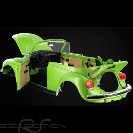 Kit VW Volkswagen Beetle 1303 cabriolet 1976 made of metal viper green 1/8
