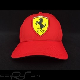 Ferrari cap crest emblem red