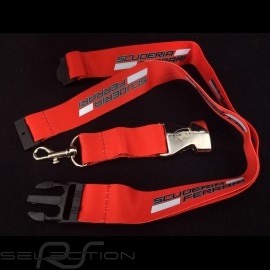 Keyring Ferrari strap red