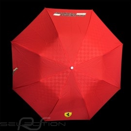 Ferrari Umbrella carbon pattern red