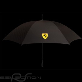Ferrari Regenschirm Kohlefaser-Muster Schwarz