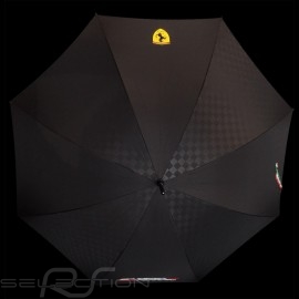 Ferrari Regenschirm Kohlefaser-Muster Schwarz