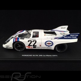 Porsche 917 K n° 22 Martini Racing Sieger 24h du Mans 1971 1/43 Brumm R220