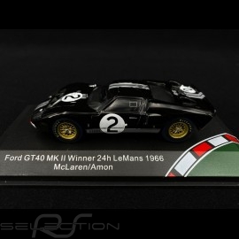 Ford GT40 Mk II n° 2 Sieger Le Mans 1966 1/43 CMR CMR43054