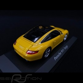Porsche 911 typ 997 Targa 2006 gelb 1/43 Minichamps 940066161