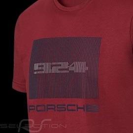 Porsche T-shirt 924 Collection Bordeaux rot Porsche Design WAP440L924 - Herren