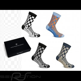 4 Paar Socken Pasha Boxset Porsche patterns - Unisex