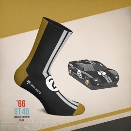 4 pairs GT40 Socks 24h Le Mans 1966 Boxset - Unisex