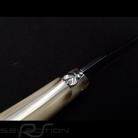 Folding knife "The Laguiole Coupé" solid horn made with pieces coming from Porsche 10cm Laguiole L0512P1I