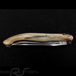 Taschenmesser "Das Coupé Laguiole" Hornspitze hergestellt mit teilen eines Porsche 10cm Laguiole L0512P1I