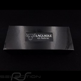 Folding knife "The Laguiole Coupé" solid horn made with pieces coming from Porsche 10cm Laguiole L0512P1I