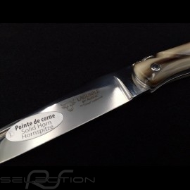 Folding knife "The Laguiole Coupé" solid horn made with pieces coming from Porsche 10cm Laguiole L0512P1I