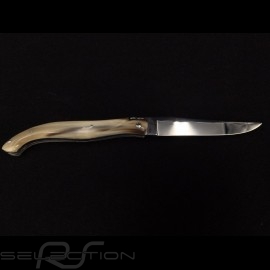 Folding knife "The Laguiole Coupé" solid horn made with pieces coming from Porsche 10cm Laguiole L0512P1I