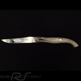 Taschenmesser "Das Coupé Laguiole" Hornspitze hergestellt mit teilen eines Porsche 10cm Laguiole L0512P1I