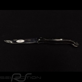 Folding knife "The Laguiole Coupé" buffalo horn made with pieces coming from Porsche 10cm Laguiole L0512P2I