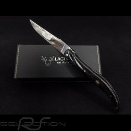 Folding knife "The Laguiole Coupé" buffalo horn made with pieces coming from Porsche 10cm Laguiole L0512P2I