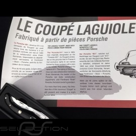 Folding knife "The Laguiole Coupé" buffalo horn made with pieces coming from Porsche 10cm Laguiole L0512P2I