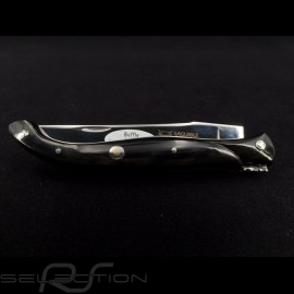 Taschenmesser "Das Coupé Laguiole" Büffelhorn hergestellt mit teilen eines Porsche 10cm Laguiole L0512P2I