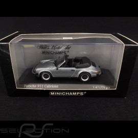 Porsche 911 3.0 SC Cabriolet 1983 gris bleu grey blue schieferblau 1/43 Minichamps 430062032