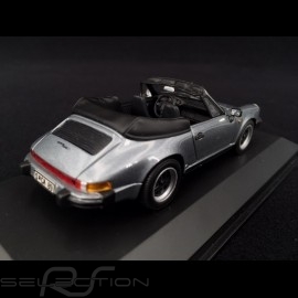 Porsche 911 3.0 SC Cabriolet 1983 gris bleu grey blue schieferblau 1/43 Minichamps 430062032