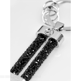 Porte-clés keyring Schlüsselanhänger Mercedes Tokyo Swarovski noir black schwarz Mercedes-Benz B66954716