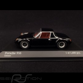 Porsche 916 1971 black 1/43 Minichamps 400066060
