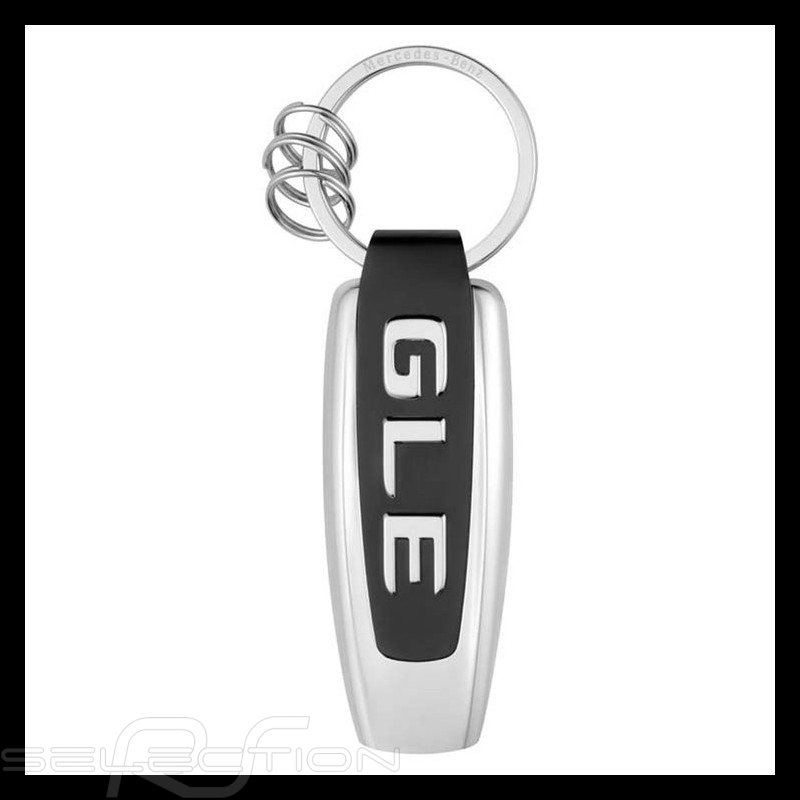 Porte-clés keyring schlüsselanhänger Mercedes typographie GLE argent typography silver typografie silber Mercedes-Benz B66958426