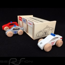 Porsche Garage made of wood with 3 cars fire / police / ambulance Porsche WAP0400020L0EF