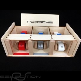 Porsche Garage made of wood with 3 cars fire / police / ambulance Porsche WAP0400020L0EF