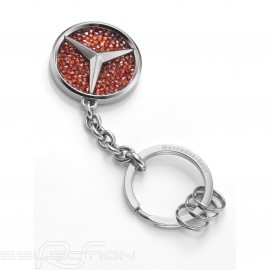 Porte-clés keyring schlüsselanhänger Mercedes St. Tropez Swarovski rouge red rot Mercedes-Benz B66959999