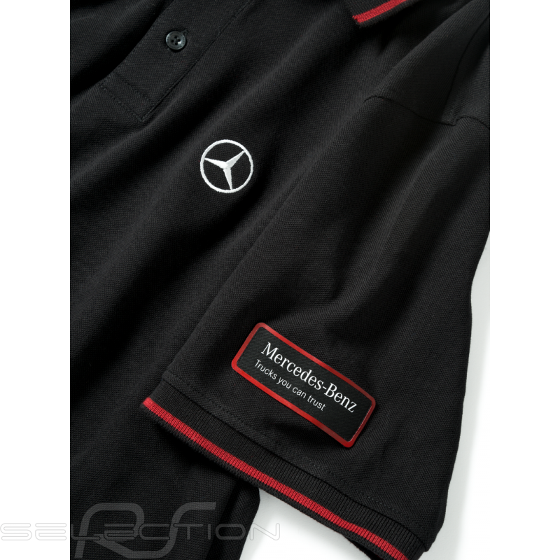 Mercedes Polo shirt Actros Black Mercedes-Benz B67871245 - men - Elfershop