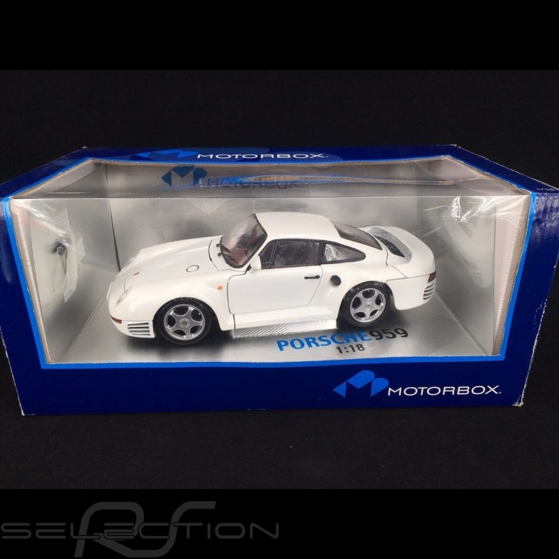 Porsche 959 1983 pearly white 1/18 Exoto Motorbox 46268 - Elfershop