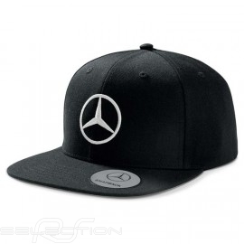Casquette man cap herren kappe Mercedes homme Snapback visière plate polyacrylique noire flat visor polyacrylic black flatbrim p