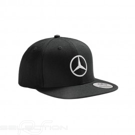 Casquette man cap herren kappe Mercedes homme Snapback visière plate polyacrylique noire flat visor polyacrylic black flatbrim p