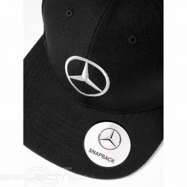 Casquette man cap herren kappe Mercedes homme Snapback visière plate polyacrylique noire flat visor polyacrylic black flatbrim p