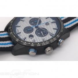Mercedes sport watch man chronograph nylon strap carbon dial Mercedes-Benz B67995428