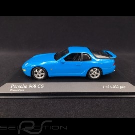Porsche 968 CS 1993 Riviera blue 1/43 Minichamps 400062320