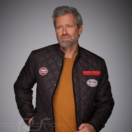 Jacke Gulf gentleman driver gesteppt schwarz - Herren